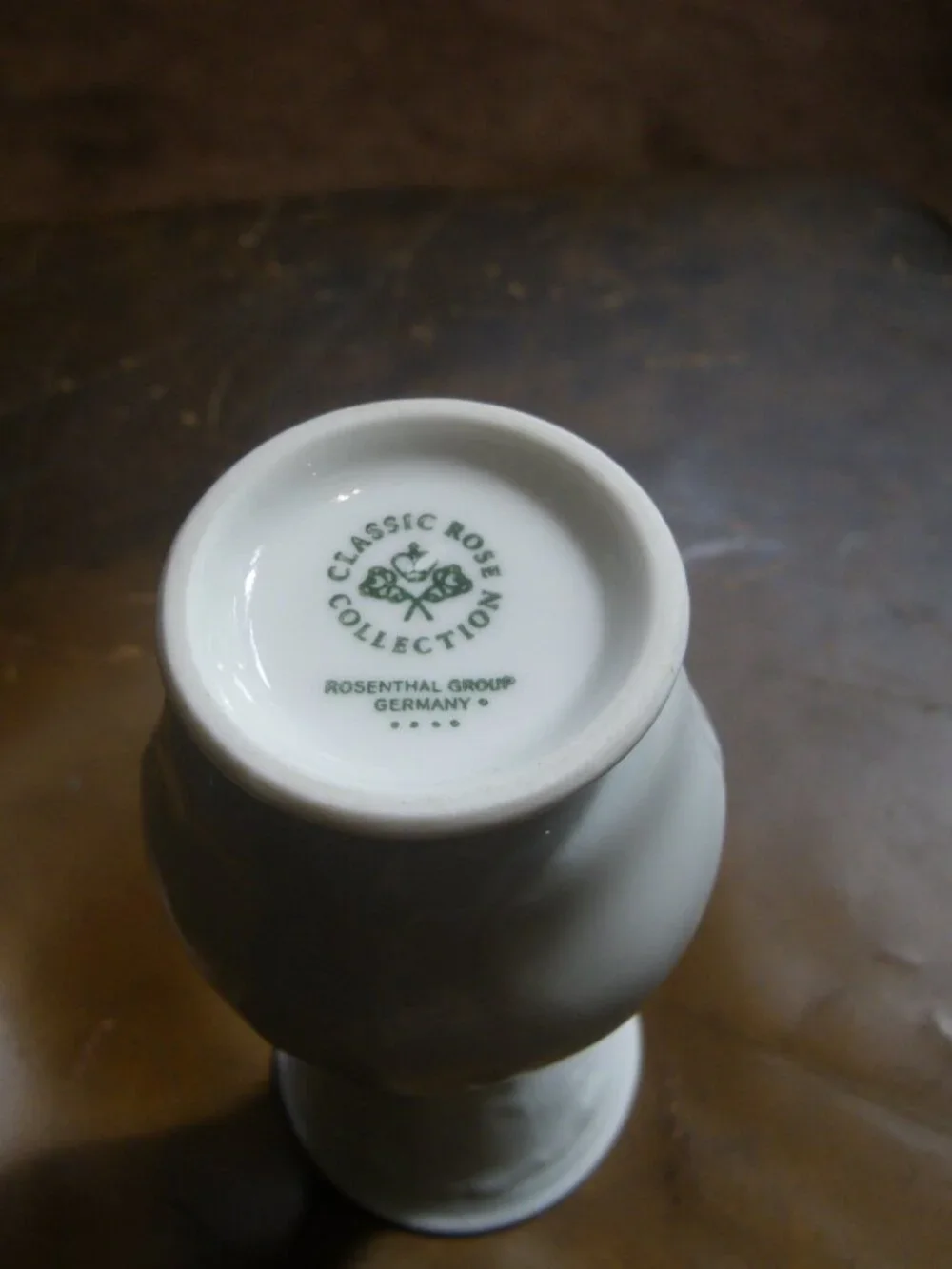 Vintage Small Ceramic Vase Classic Rose Collection Rosenthal Group Germany
